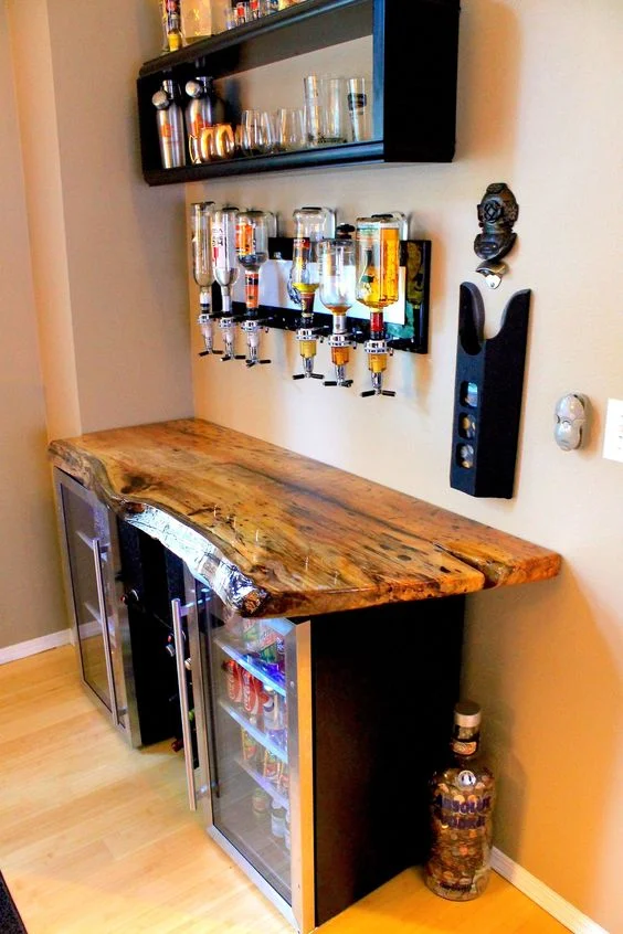 Bar corner at home outlet